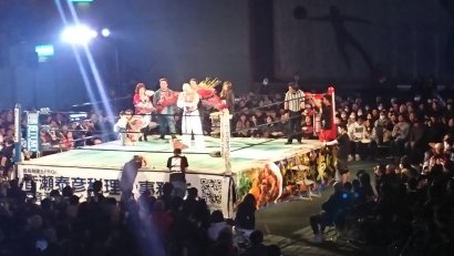 プロレス観戦